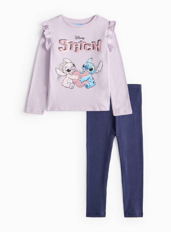 Disney Stitch Top & Leggings Set 1-2 years